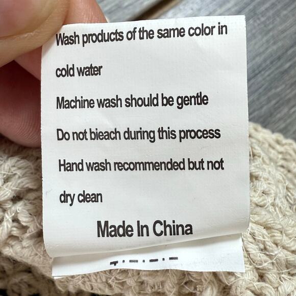 Crocheted Sleeveless Top Size S Cottagecore Beachy Bohemian Coconut Girl Retro - Picture 10 of 16